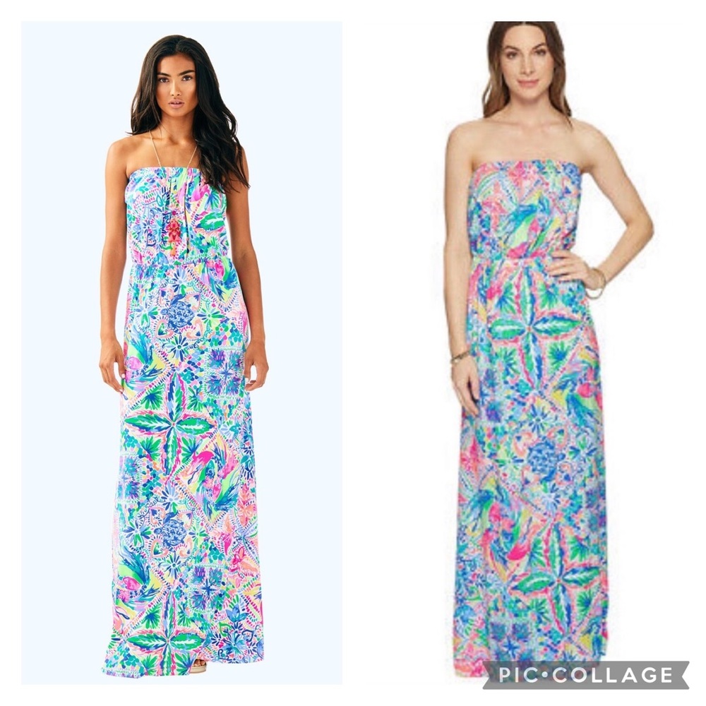 Lilly Pulitzer “Marlisa” Strapless Maxi Dress